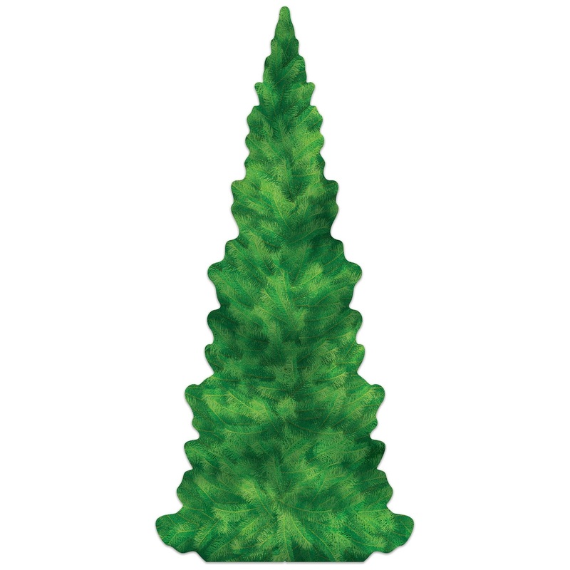 4 Pack Beistle Christmas Evergreen Tree Stand-Up Decoration