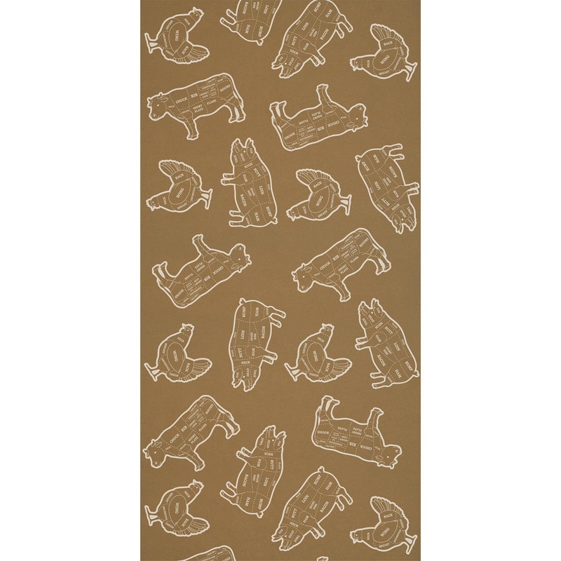 6 Pack Beistle BBQ Kraft Paper Party Table Roll