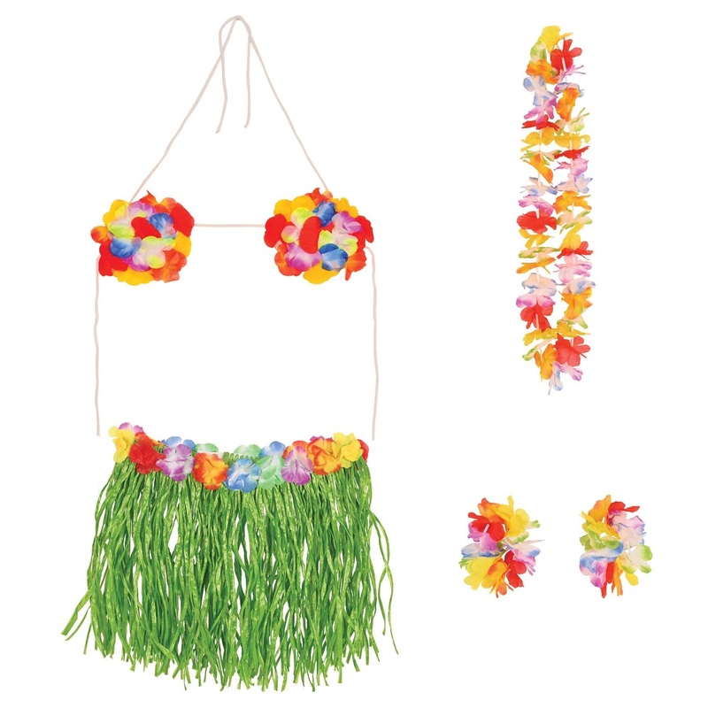 12 Pack Beistle Luau Party Adult Hula Set