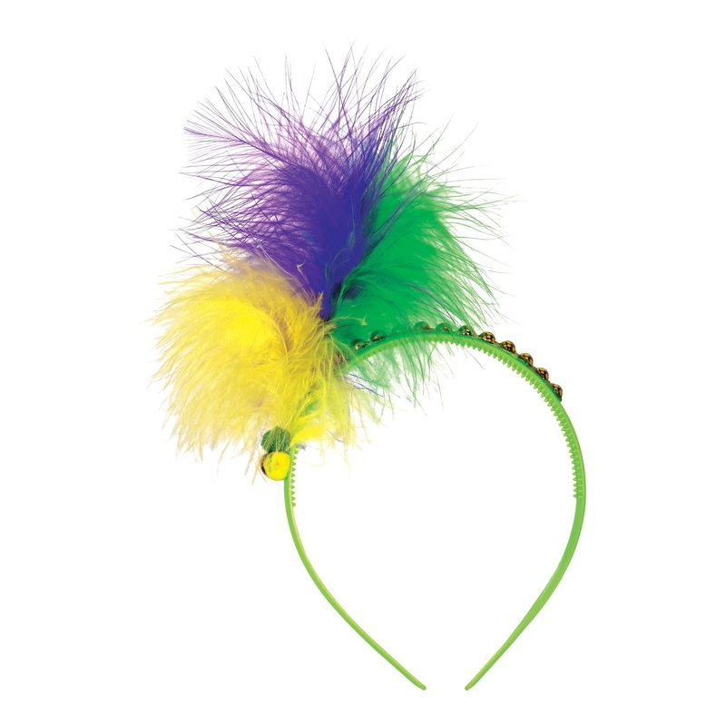 12 Pack Beistle Mardi Gras Headband