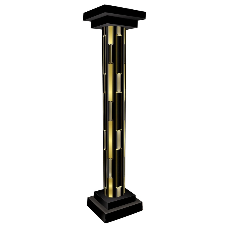 2 Pack Beistle Roaring 20's 3-D Tall Party Column Prop