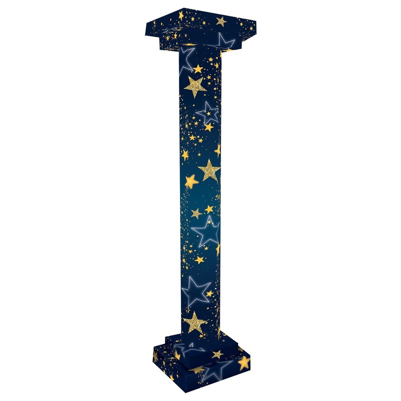2 Pack Beistle Starry Night 3-D Tall Party Column Prop