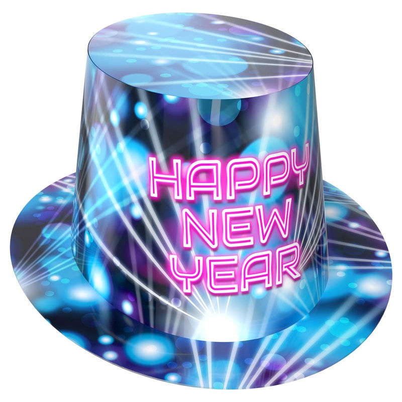 25 Pack Beistle New Year's Rave Hi-Hat