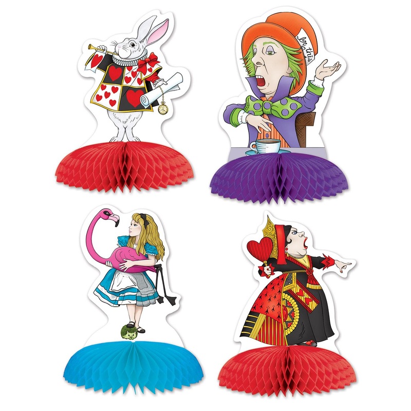 48 Pack Beistle Alice In Wonderland Party Mini Centerpieces