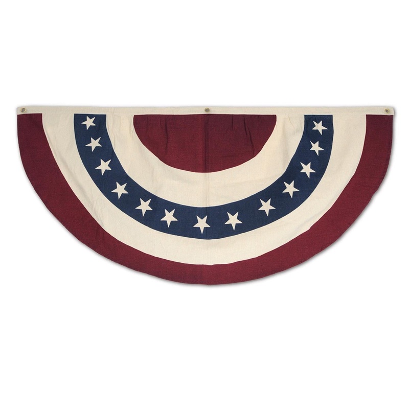 6 Pack Beistle Americana Fabric Party Bunting