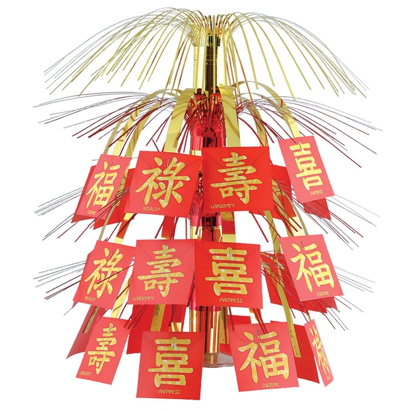 6 Pack Beistle Asian Cascade Party Centerpiece