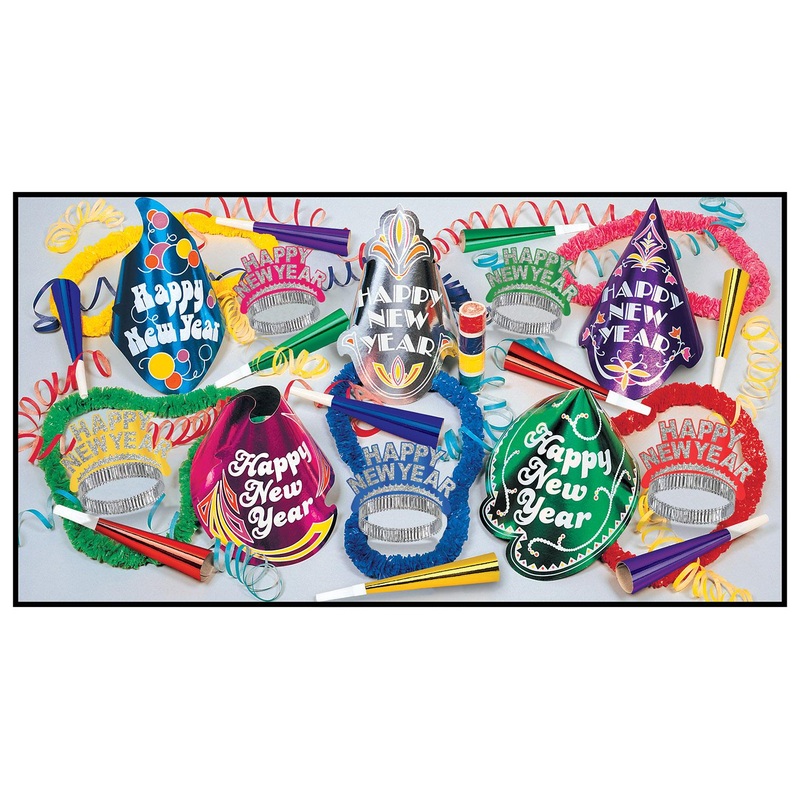 Beistle New Year's Eve Americana Party Kit for 10