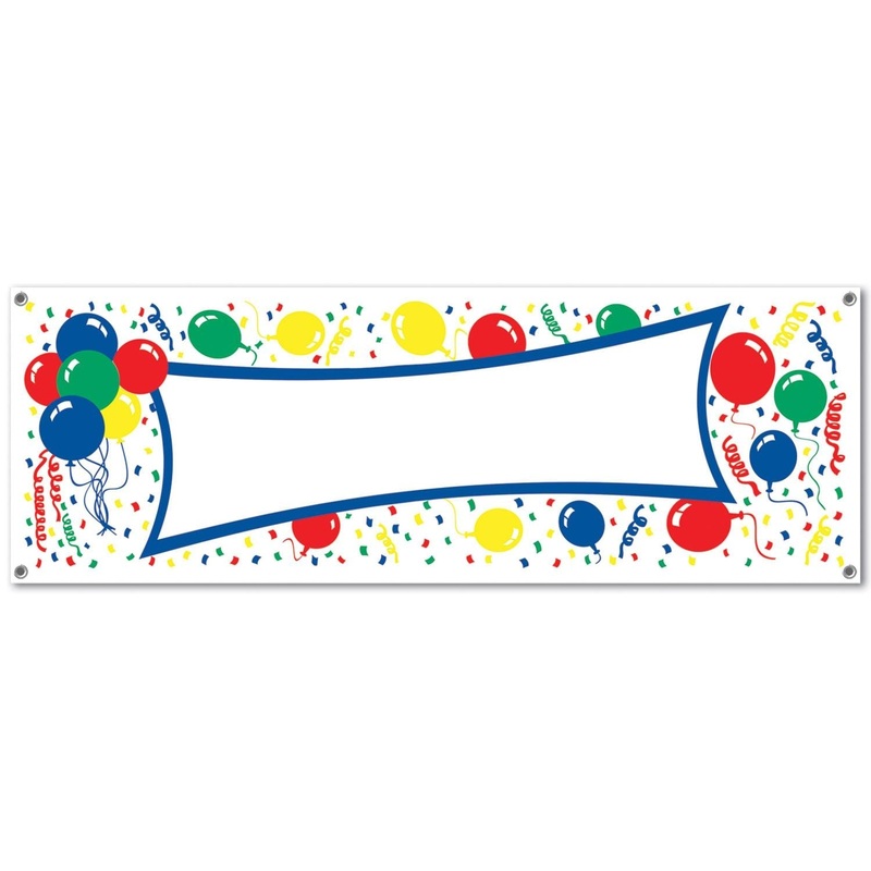 12 Pack Beistle Balloons Party Sign Banner