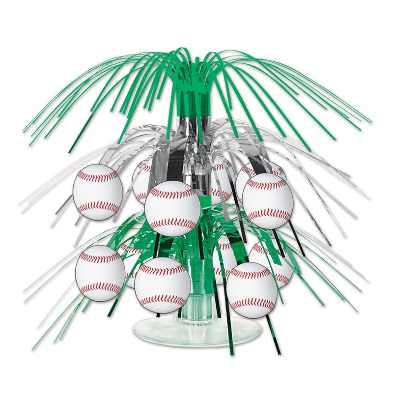 12 Pack Beistle Baseball Mini Party Cascade Centerpiece