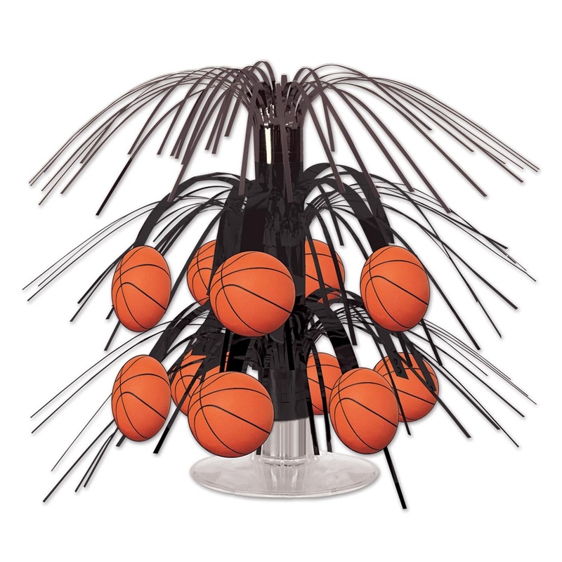 12 Pack Beistle Basketball Mini Party Cascade Centerpiece