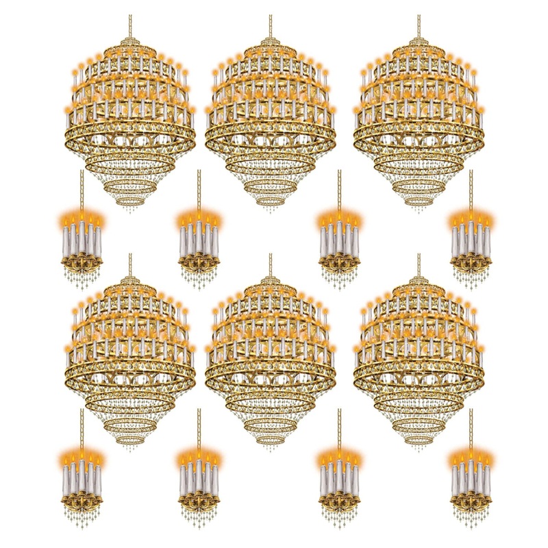 168 Piece Beistle Black-Tie Lighting Party Props