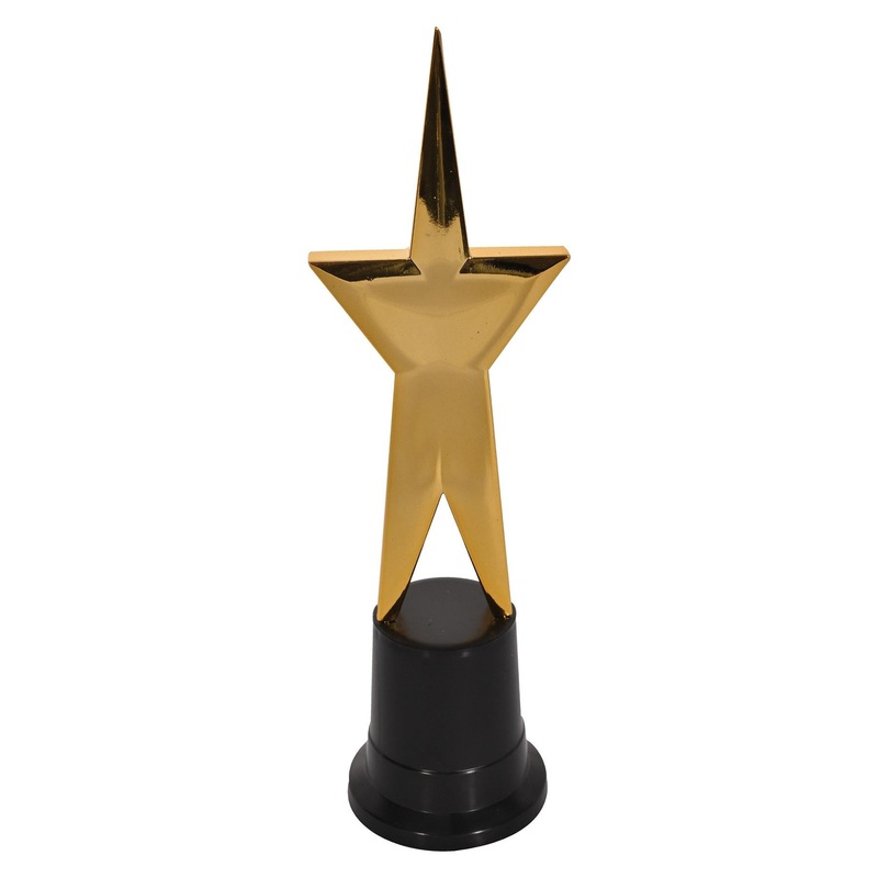 6 Pack Beistle Awards Night Star Party Statuette