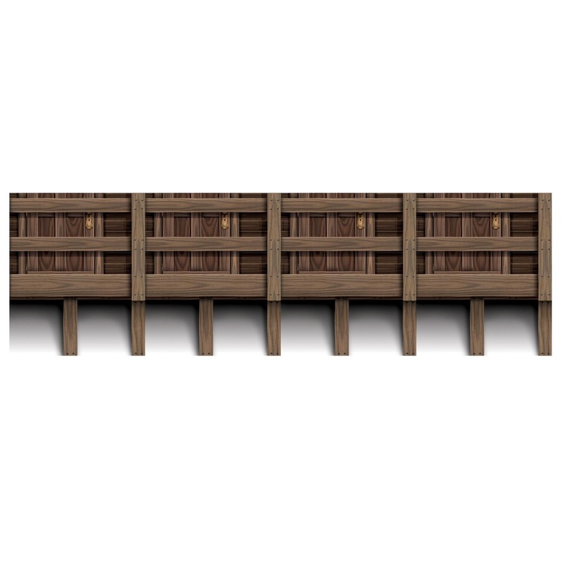 6 Pack Beistle Balcony Border Trim Party Wall Decoration