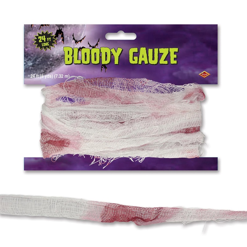 12 Pack Beistle Halloween Bloody Gauze