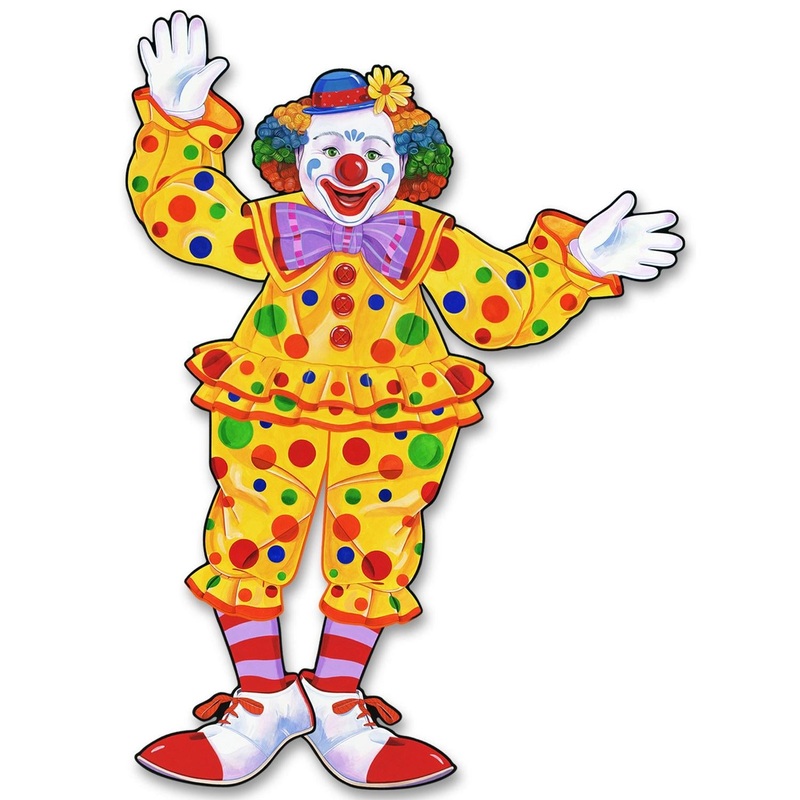 12 Pack Beistle Jointed Circus Clown