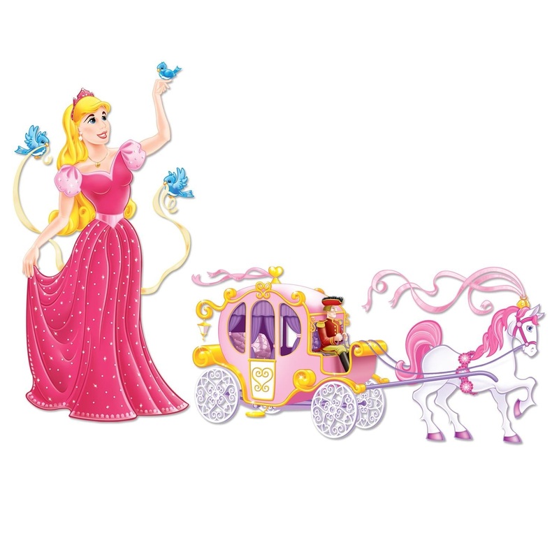 24 Pack Beistle Princess/Carriage Party Props