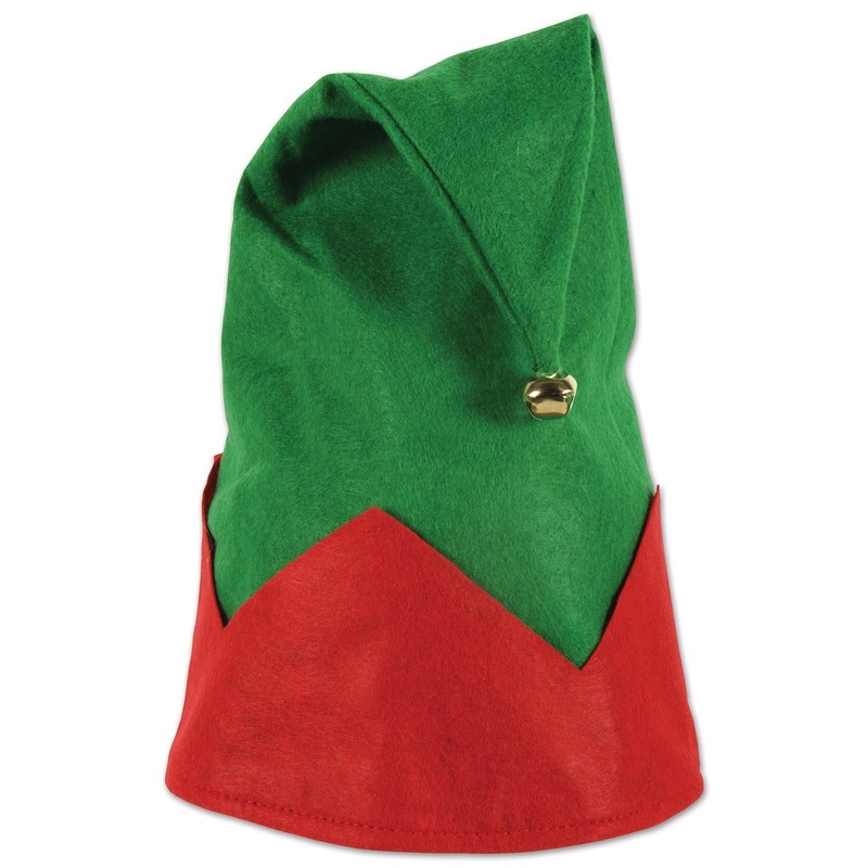 12 Pack Beistle Christmas Felt Elf Hat