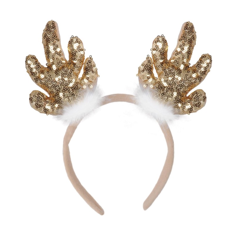 12 Pack Beistle Christmas Sequined Reindeer Antlers