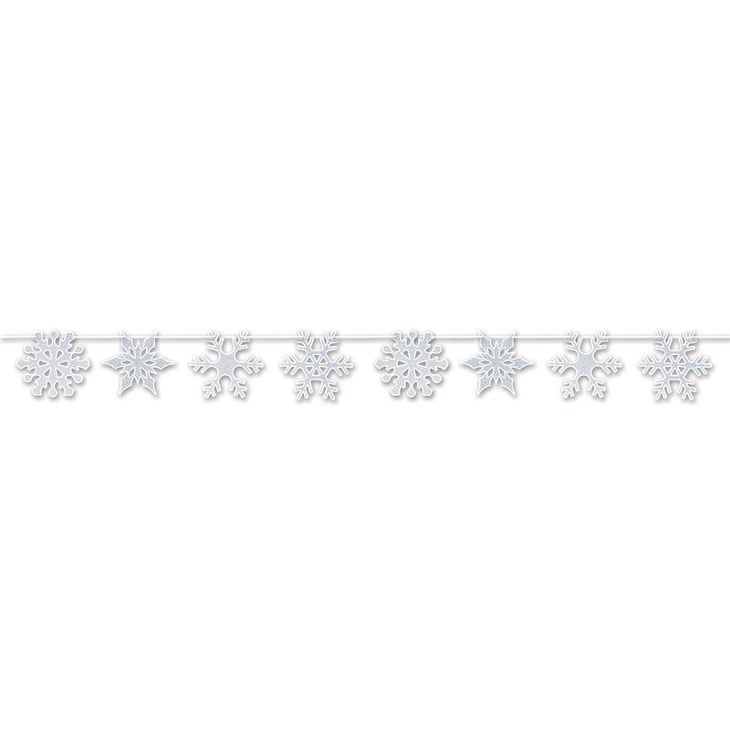 12 Pack Beistle Christmas Snowflake Streamer