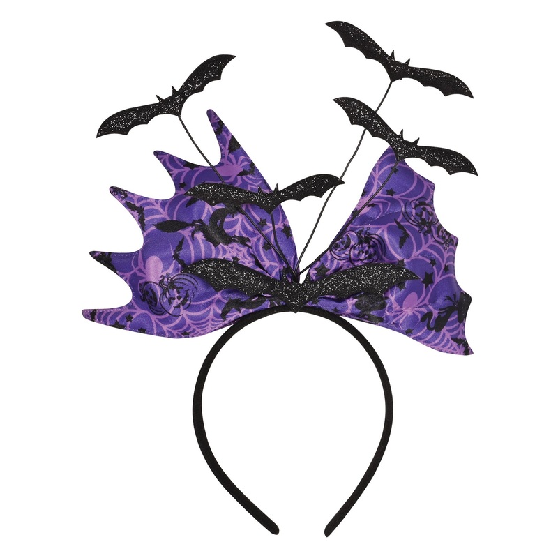 12 Pack Beistle Glittered Bat Headband
