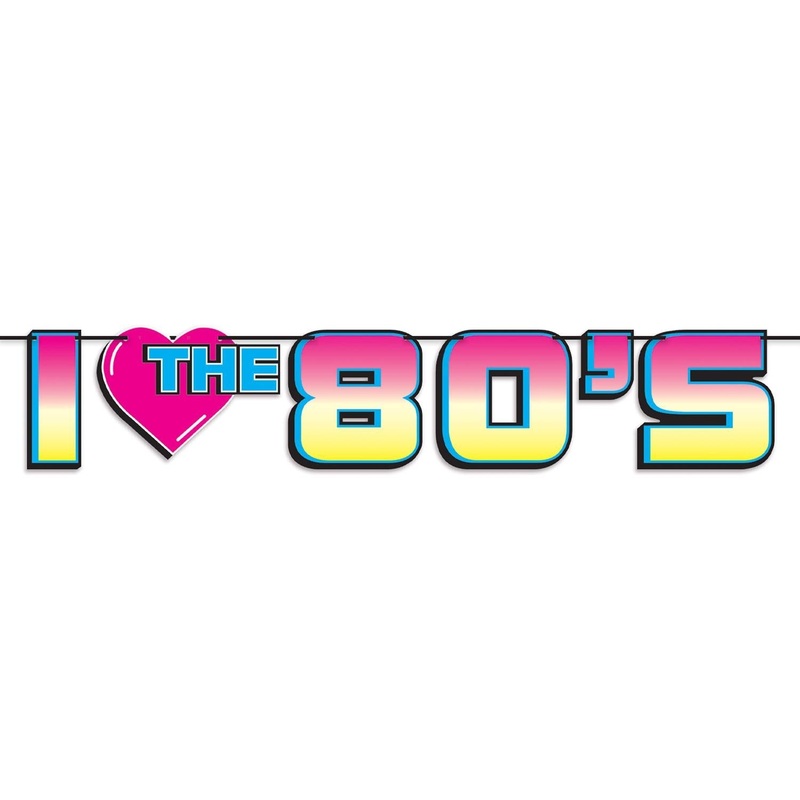 12 Pack Beistle I Love The 80's Party Streamer