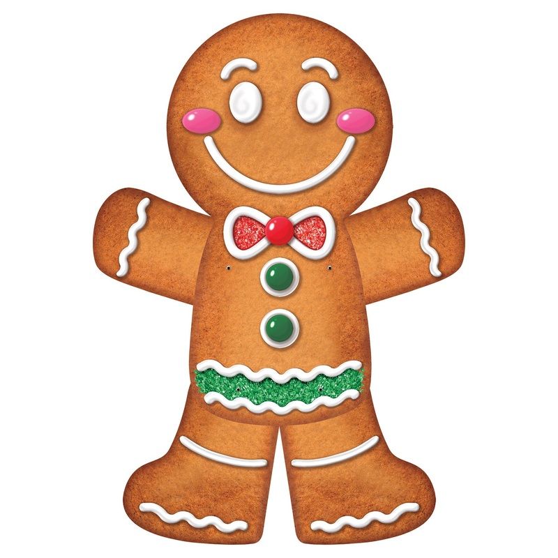 12 Pack Beistle Jointed Gingerbread Man Wall Decoration