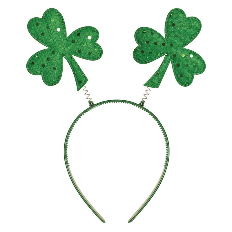 12 Pack Beistle Sequined Shamrock Boppers