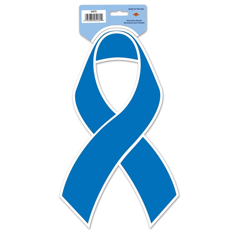 24 Pack Beistle Blue Ribbon Party Cutout