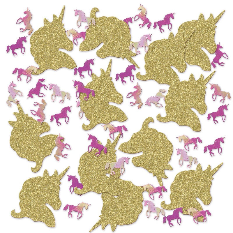 24 Pack Beistle Unicorn Deluxe Party Sparkle Confetti 0.5 oz per Pkg