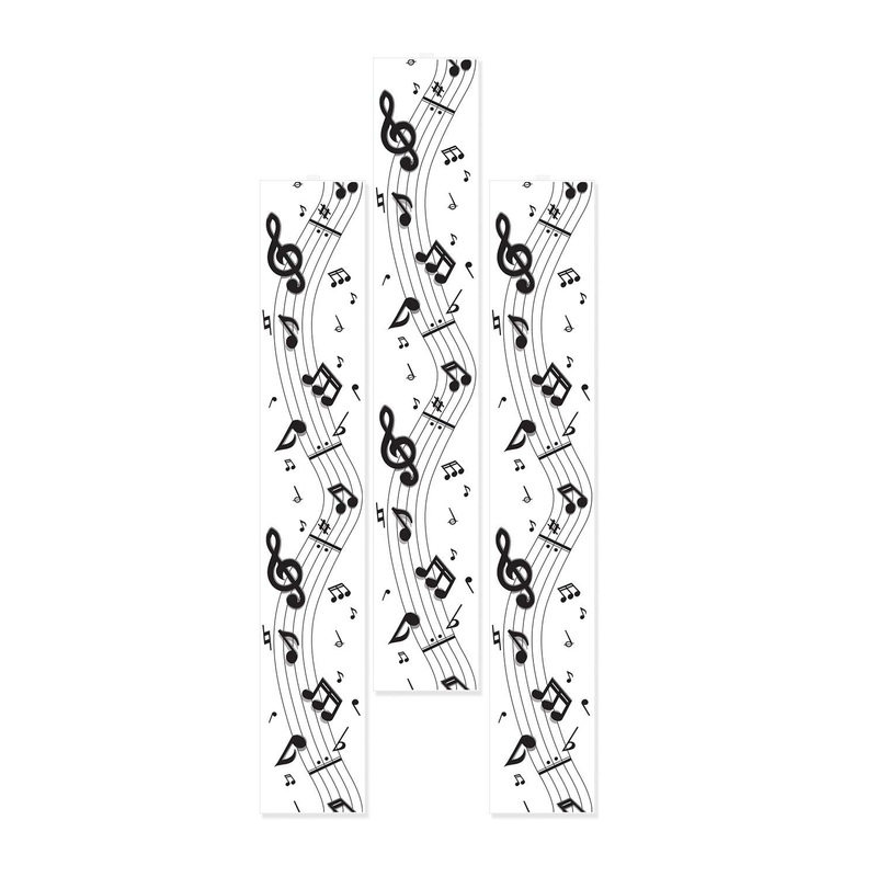 36 Pack Beistle Musical Notes Party Panels
