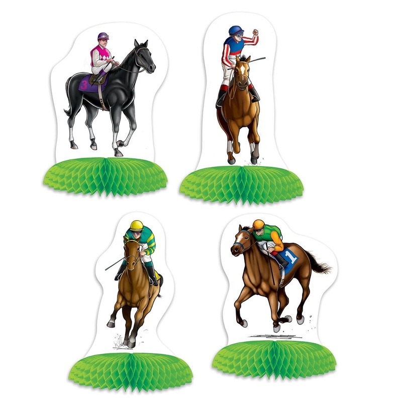 48 Pack Beistle Horse Racing Mini Party Centerpieces