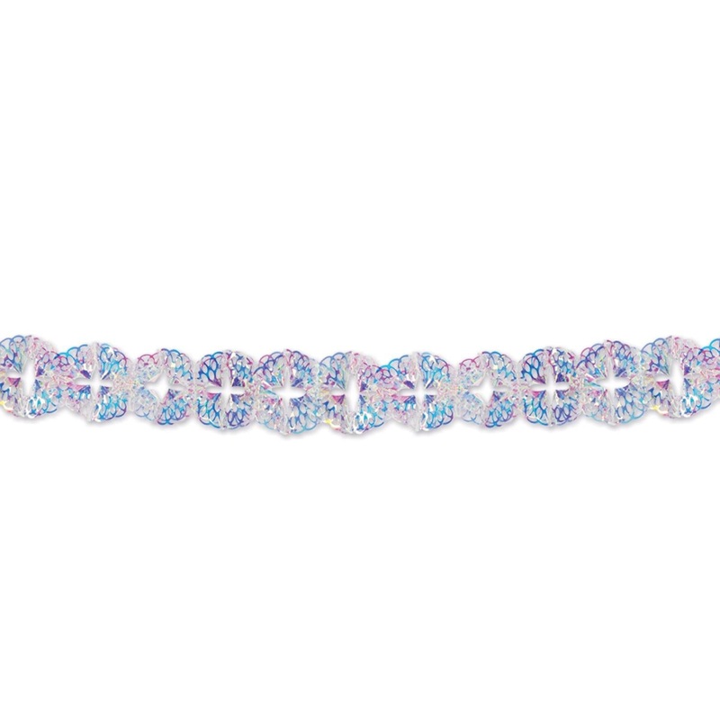 6 Pack Beistle Iridescent Party Garland