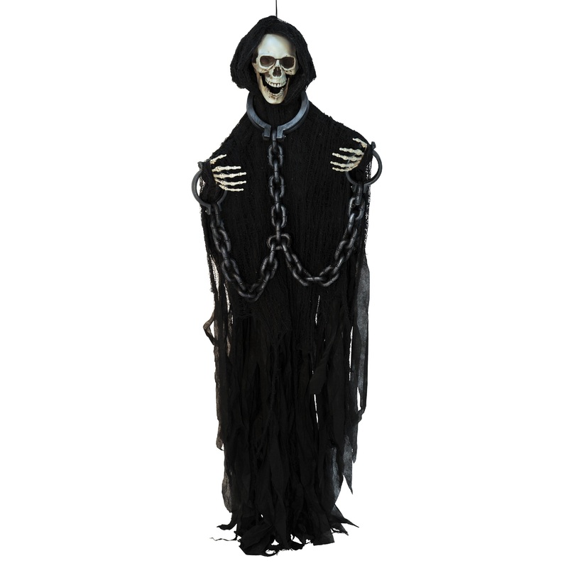 Beistle Halloween Skeleton with Chains Creepy Creature Decoration