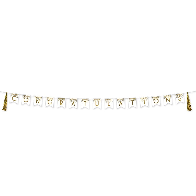 12 Pack Beistle Congratulations Party Tassel Streamer