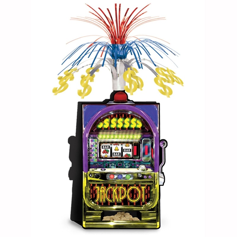 12 Pack Beistle Slot Machine Party Centerpiece