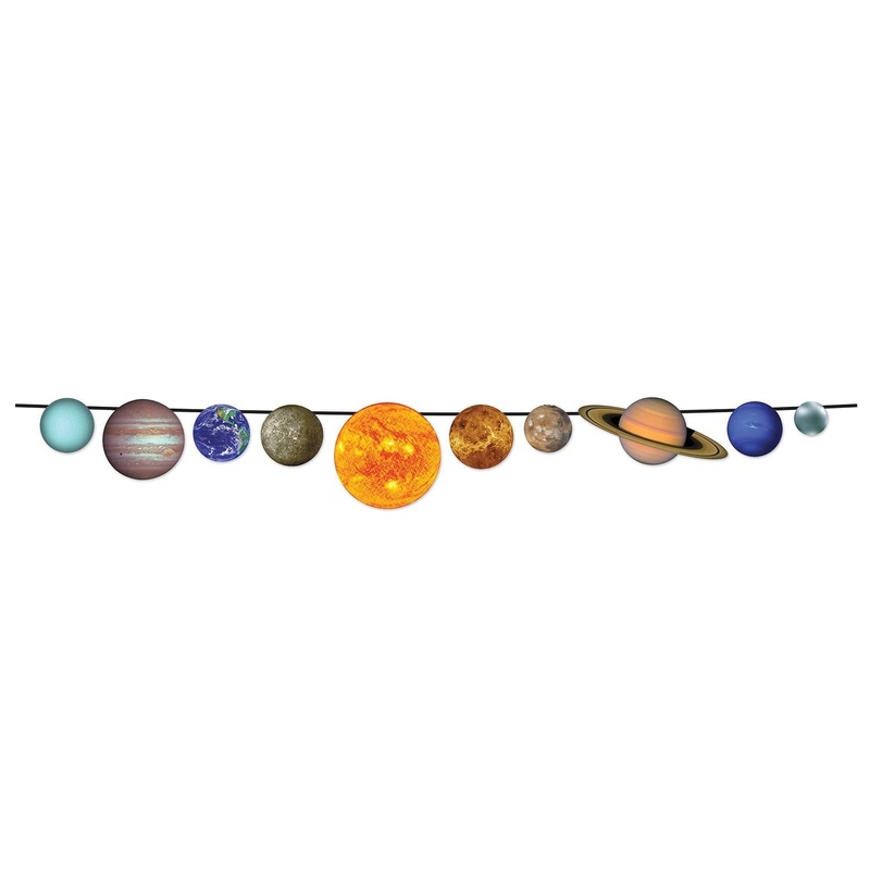 12 Pack Beistle Solar System Party Streamer