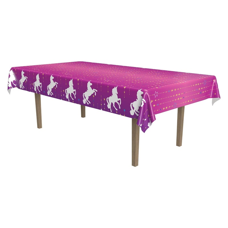 12 Pack Beistle Unicorn Party Tablecover