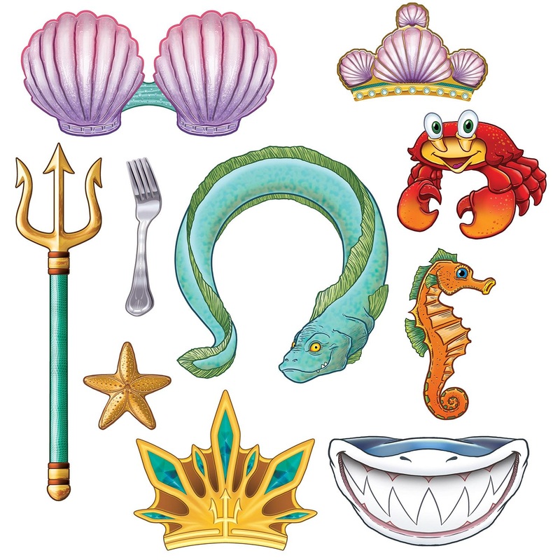 120 Pack Beistle Mermaid Party Photo Fun Signs