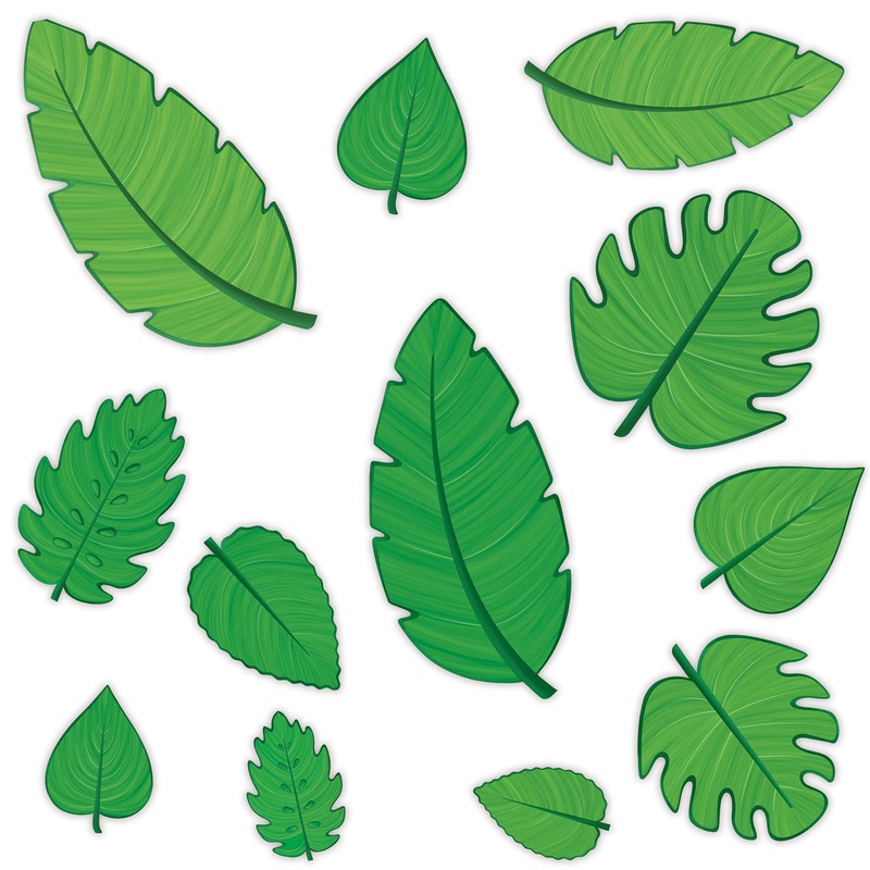 144 Pack Beistle Tropical Leaf Party Cutouts