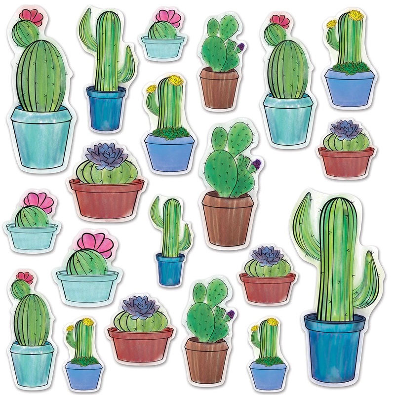240 Pack Beistle Cactus Party Cutouts
