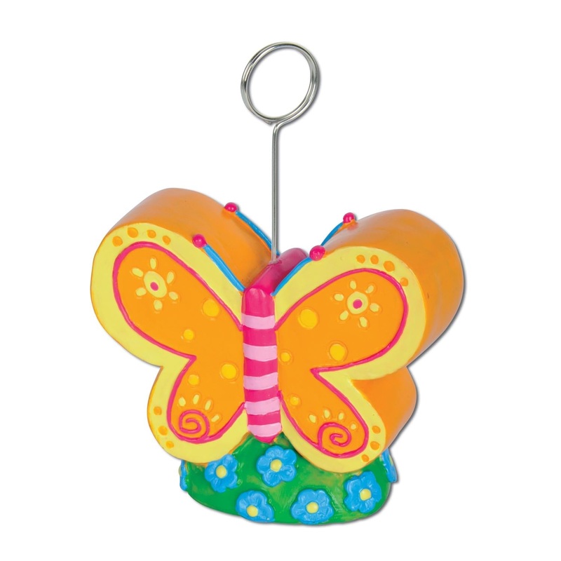 6 Pack Beistle Butterfly Photo/Balloon Holder