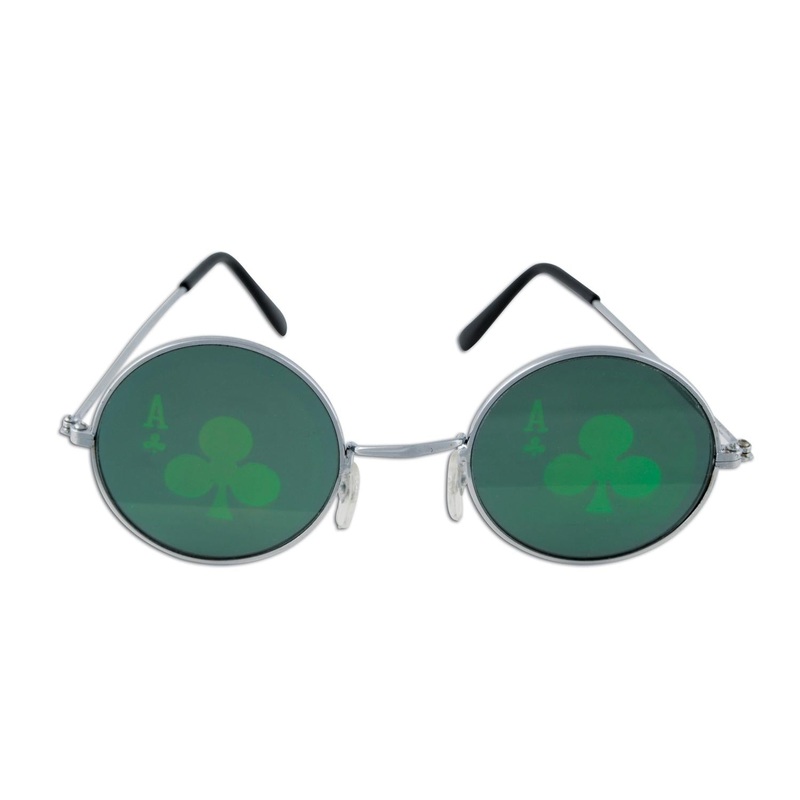 6 Pack Beistle Casino Club Fanci-Frame Glasses