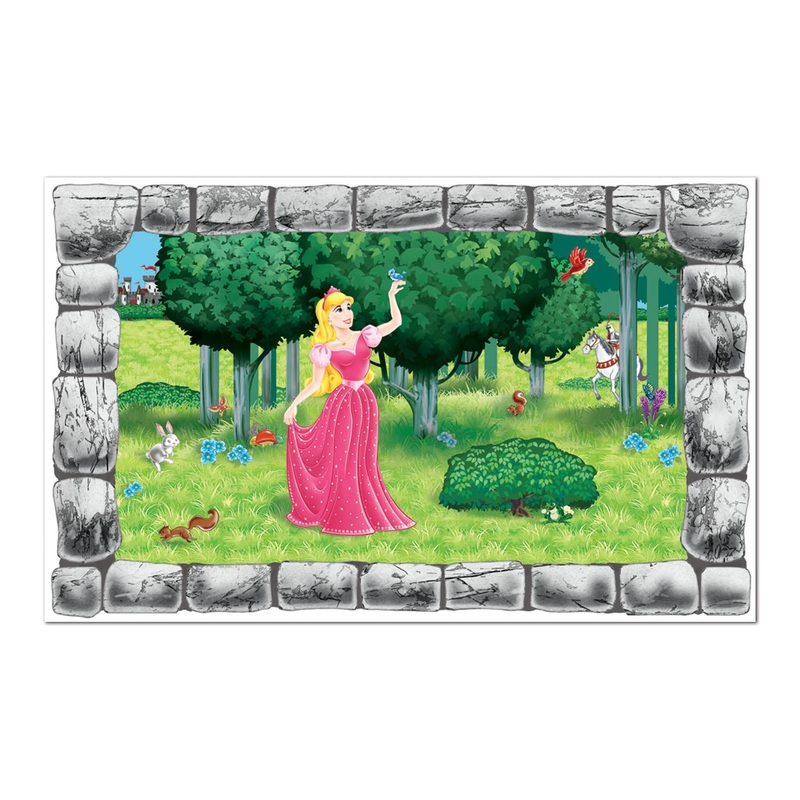 6 Pack Beistle Castle Party Insta-View Decoration