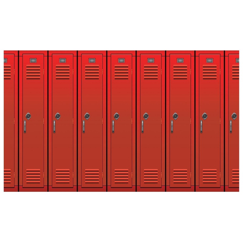 6 Pack Beistle Lockers Party Backdrop