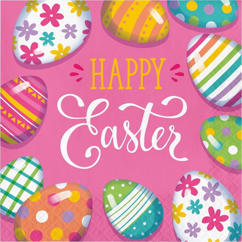 Happy Eggster Easter Luncheon Napkin (16/Pkg)
