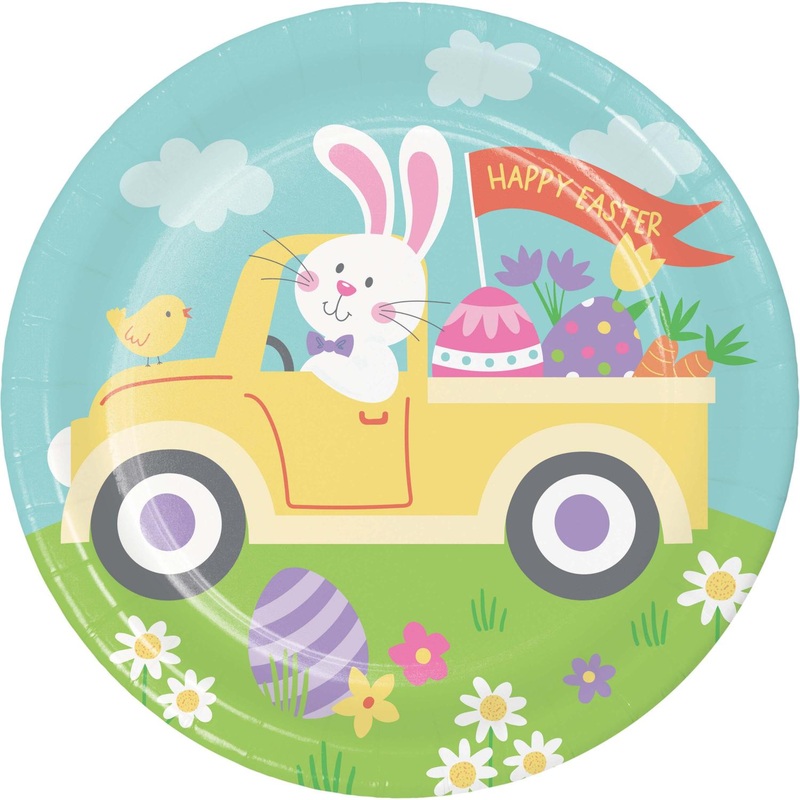 Hippity Hoppity Easter 8.75" Dinner Plate (8/Pkg)