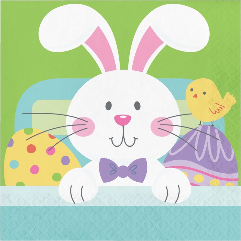 Hippity Hoppity Easter Luncheon Napkin (16/Pkg)