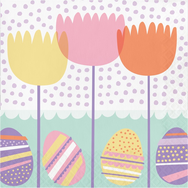 Modern Easter Luncheon Napkin (16/Pkg)